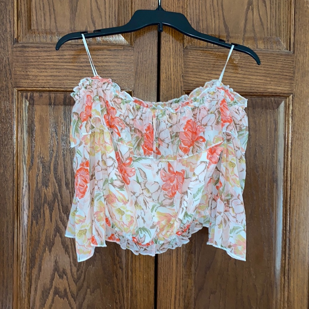 WAYF Floral Off the Shoulder Set